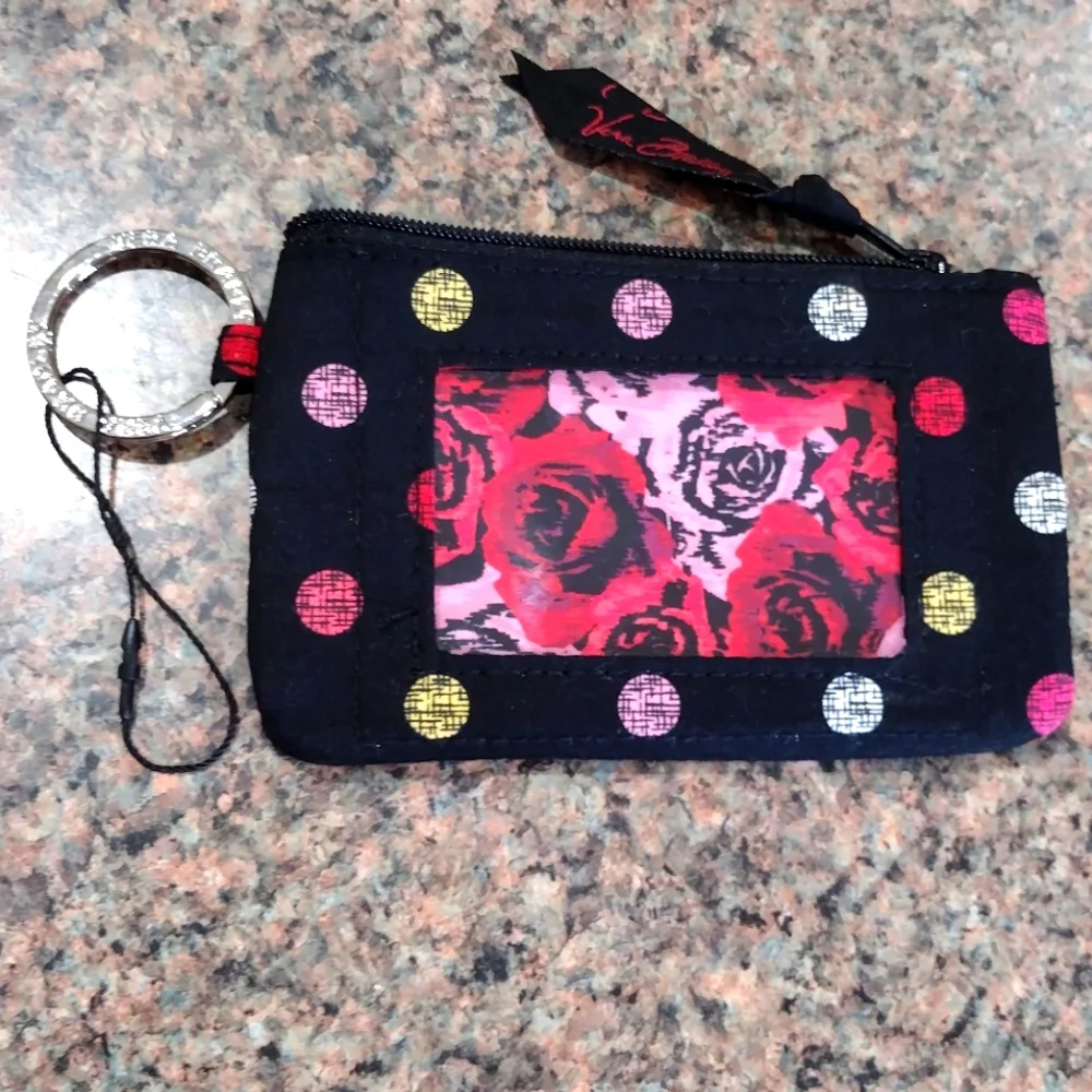 NWOT Vera Bradlye  Zip 🆔 mini wallet